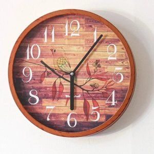 12 Inch Non Ticking Wall Clock Modern Home & Office Décor
